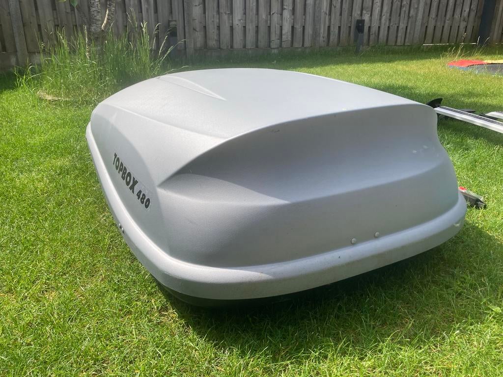 Topbox 480 Dakkoffer - Ruime en Stevige Bagagebox, Auto diversen, Ophalen, Zo goed als nieuw