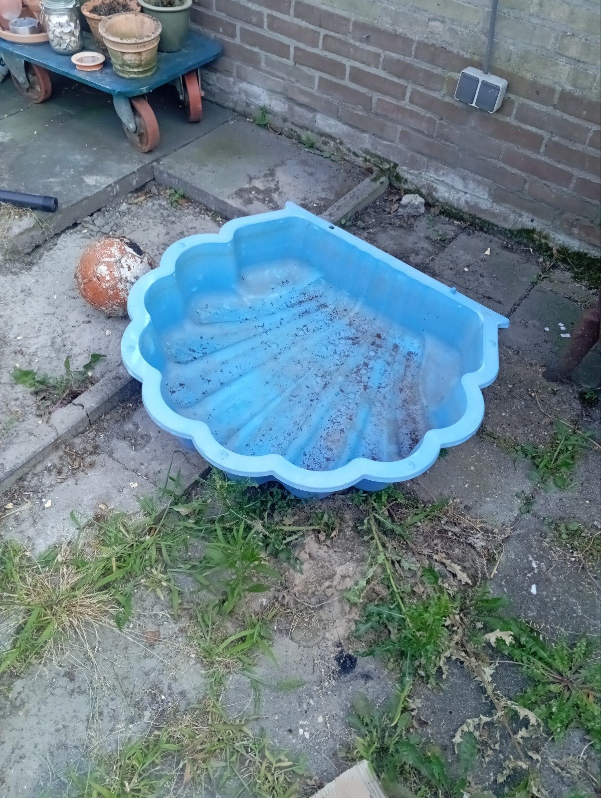 Zand/waterschelp - hondenbad, Ophalen, Gebruikt