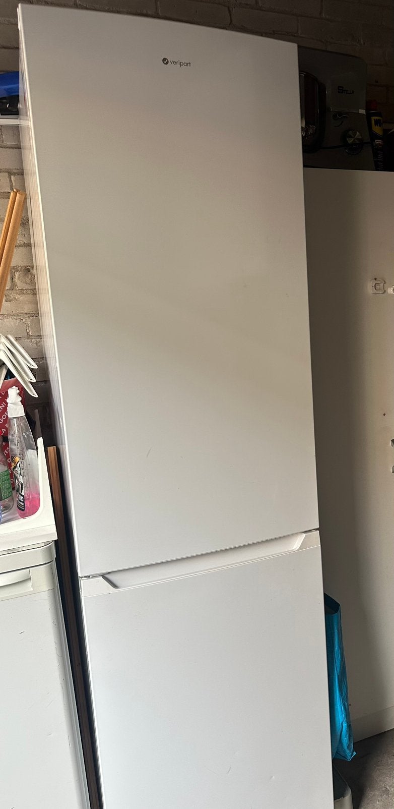 Veripart Vpkvc180w Koel-vriescombinatie 180cm., Ophalen, Gebruikt, 200 liter of meer, 160 cm of meer