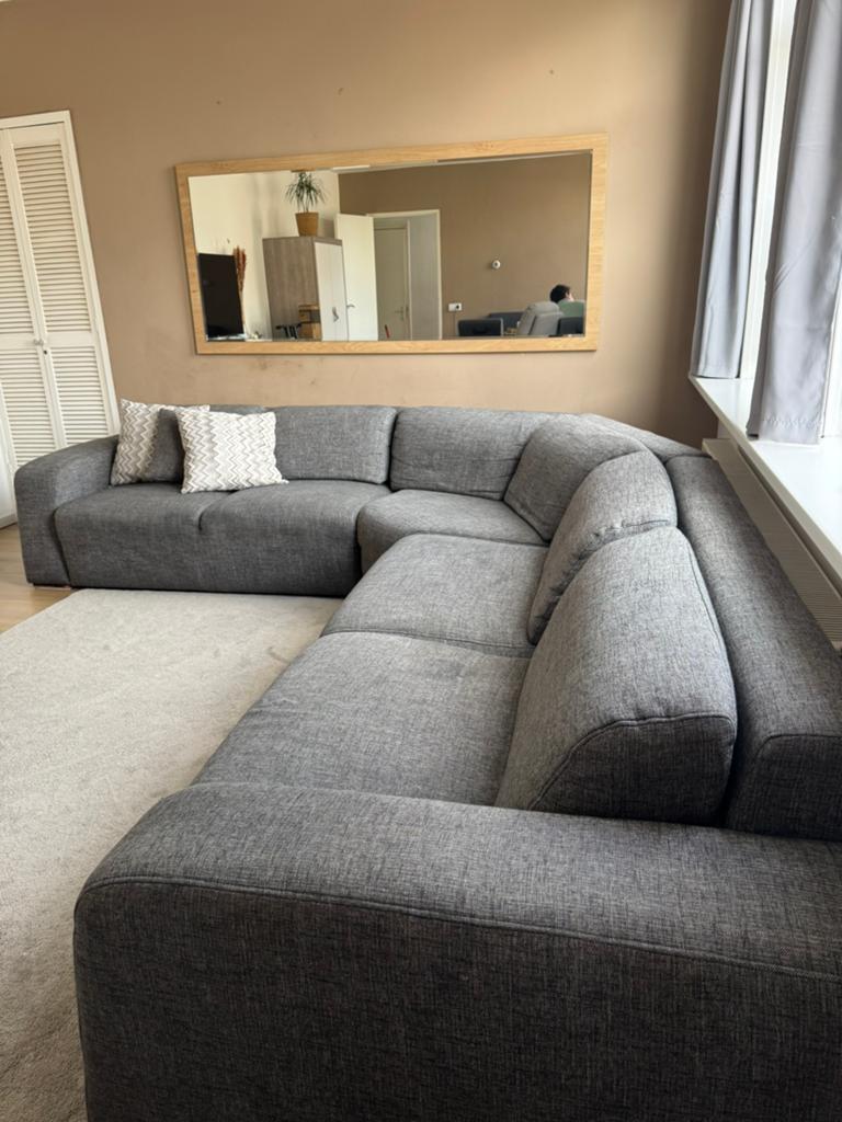 Hoekbank, Ophalen, 250 tot 300 cm, 100 tot 125 cm, Hoekbank