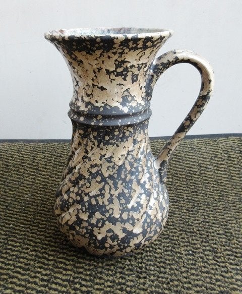 Übelacker vintage vaas 1902-26 West-Germany U-keramik, Huis en Inrichting, Woonaccessoires | Vazen, 26 cm, Gebruikt, Overige kleuren