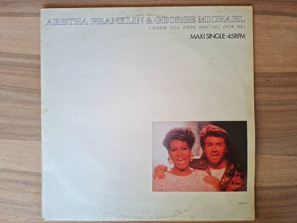 Aretha Franklin & George Michael - I Knew You Were Waiting, Gebruikt, Ophalen of Verzenden, Pop, EP