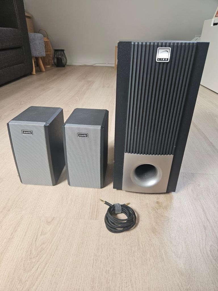 Speedlink Gravity SL-8231 2.1 Speakersysteem, Ophalen of Verzenden, Gebruikt, Minder dan 60 watt, Overige merken