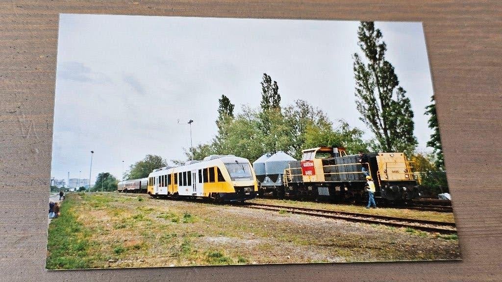 Foto TREIN NS Railion 6490 Syntus 47 Lint, Verzamelen, Verzenden, Gebruikt, Trein, Overige typen