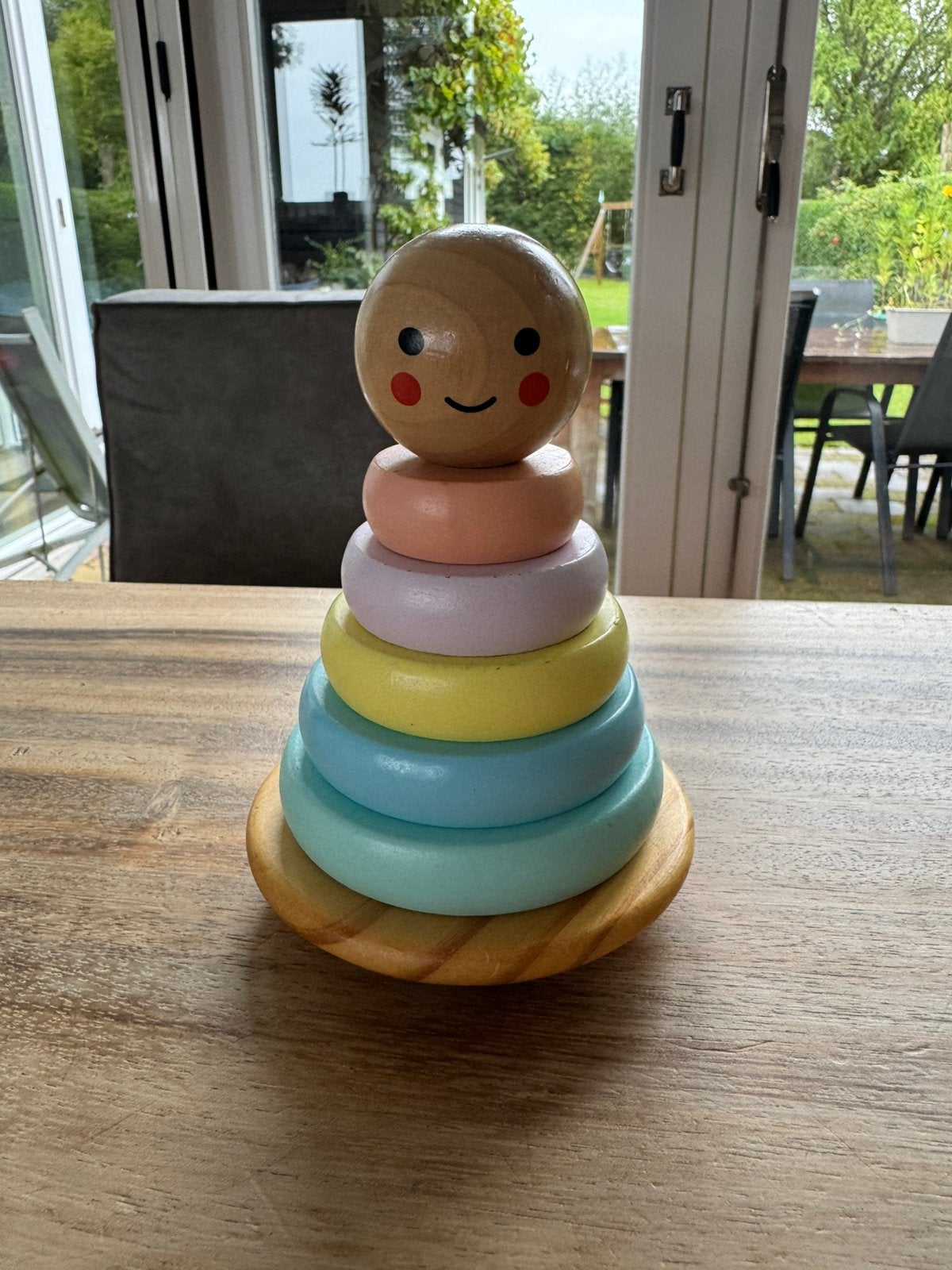 Houten speelgoed tuimelaar puzzel, Ophalen, Gebruikt