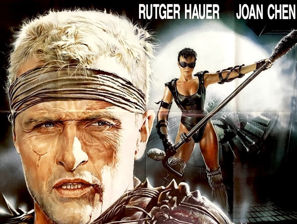 Blood of Heroes (1989) - Originele filmposter - Rutger Hauer, Ophalen of Verzenden, Gebruikt, A1 t/m A3, Film en Tv