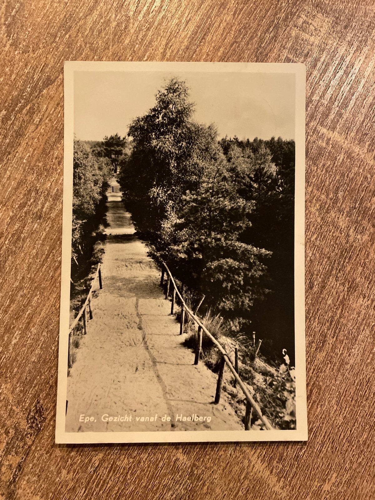 Oude ansichtkaart Epe, Gezicht vanaf de Haelberg (1959), Verzamelen, Ophalen of Verzenden, 1940 tot 1960, Gelopen, Gelderland