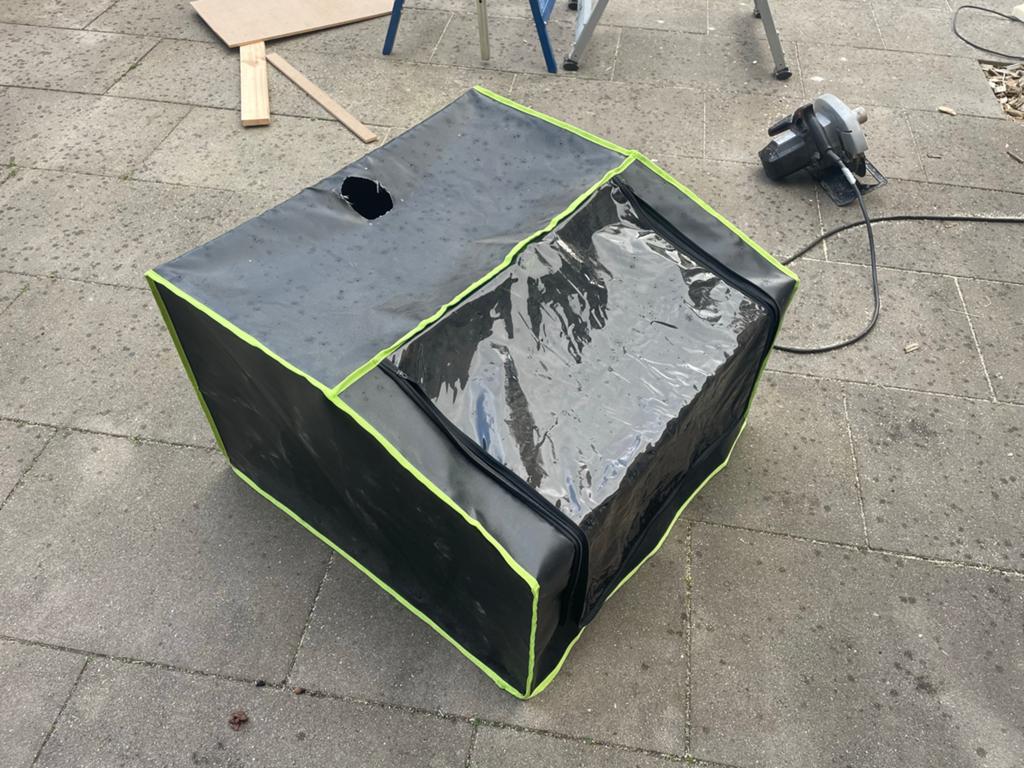 Lasercutter enclosure/behuizing, Ophalen of Verzenden, Gebruikt