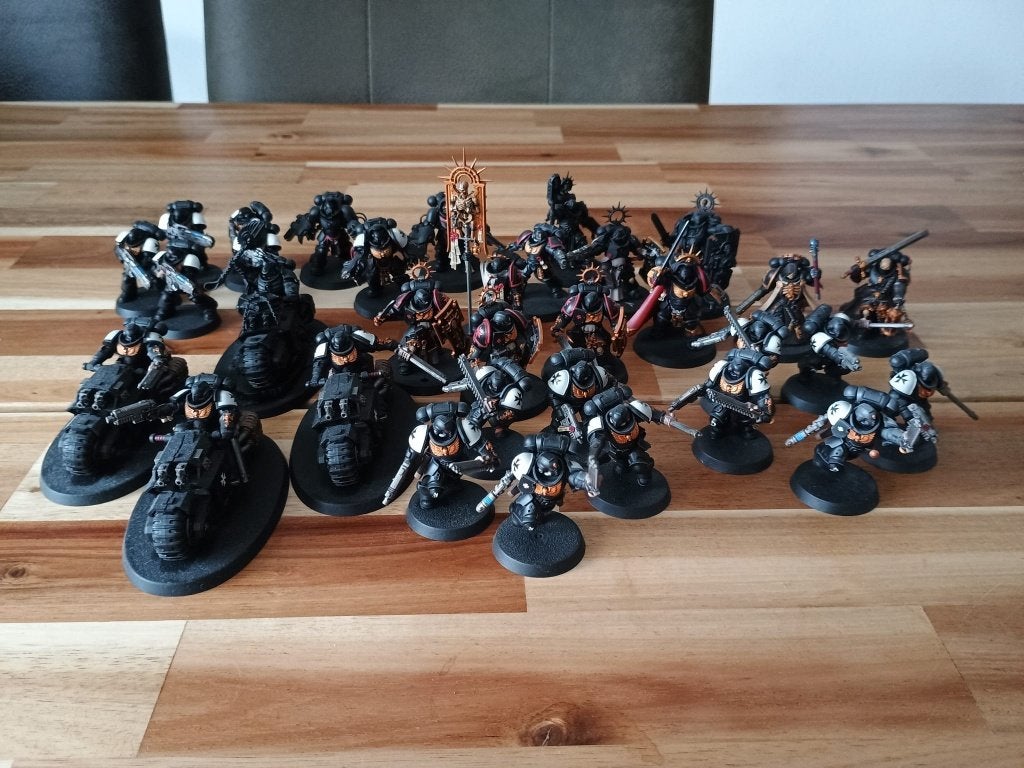 Warhammer 40,000 Space Marines Indomitus en Dark Imperium, Figuurtje(s), Ophalen of Verzenden, Geverfd, Warhammer 40000