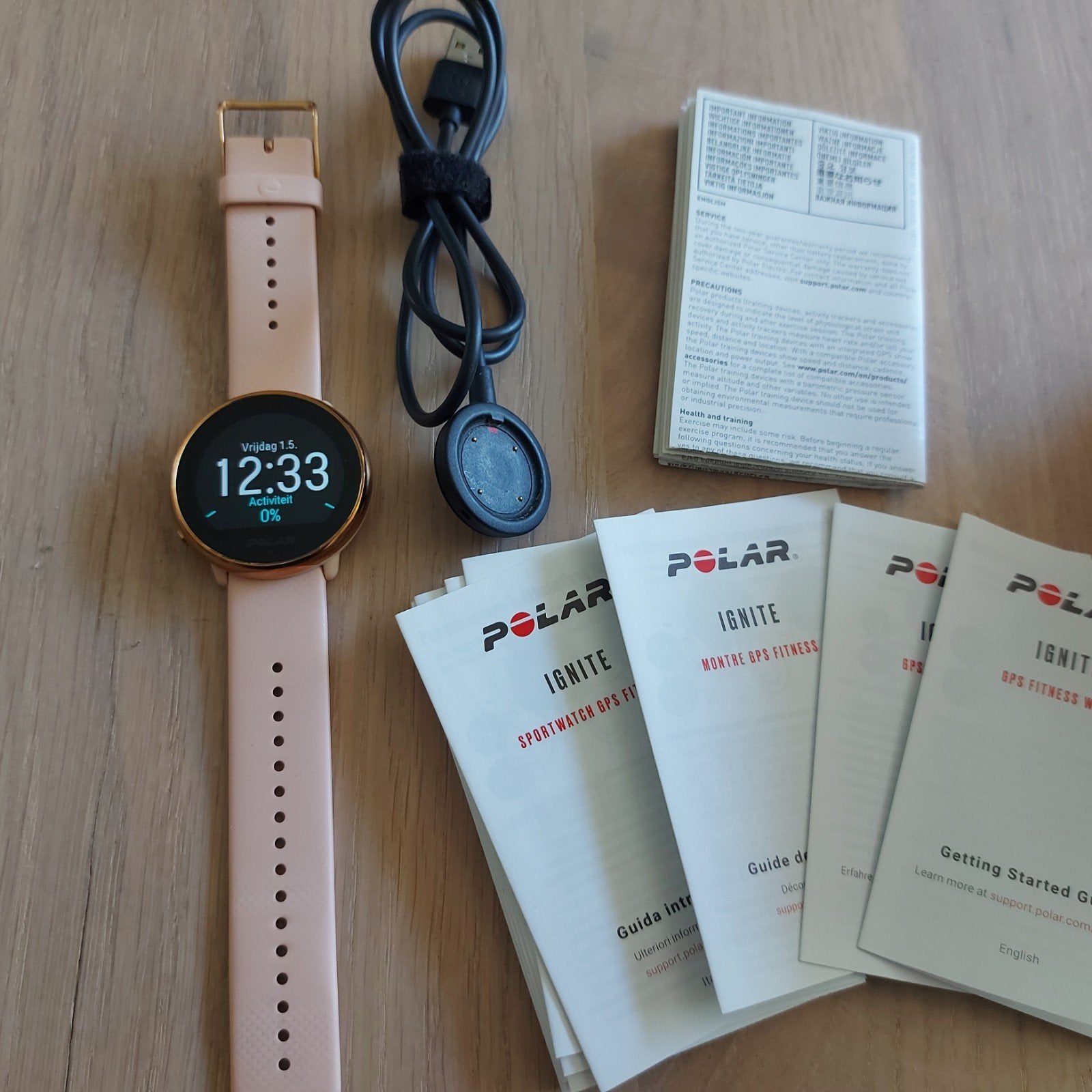 Polar Ignite 1, Zo goed als nieuw, Roze, Android, POLAR