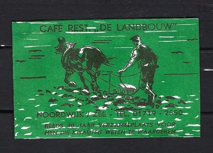 744 Noordwijk cafe rest DE LANDBOUW, Ophalen of Verzenden, Nederland