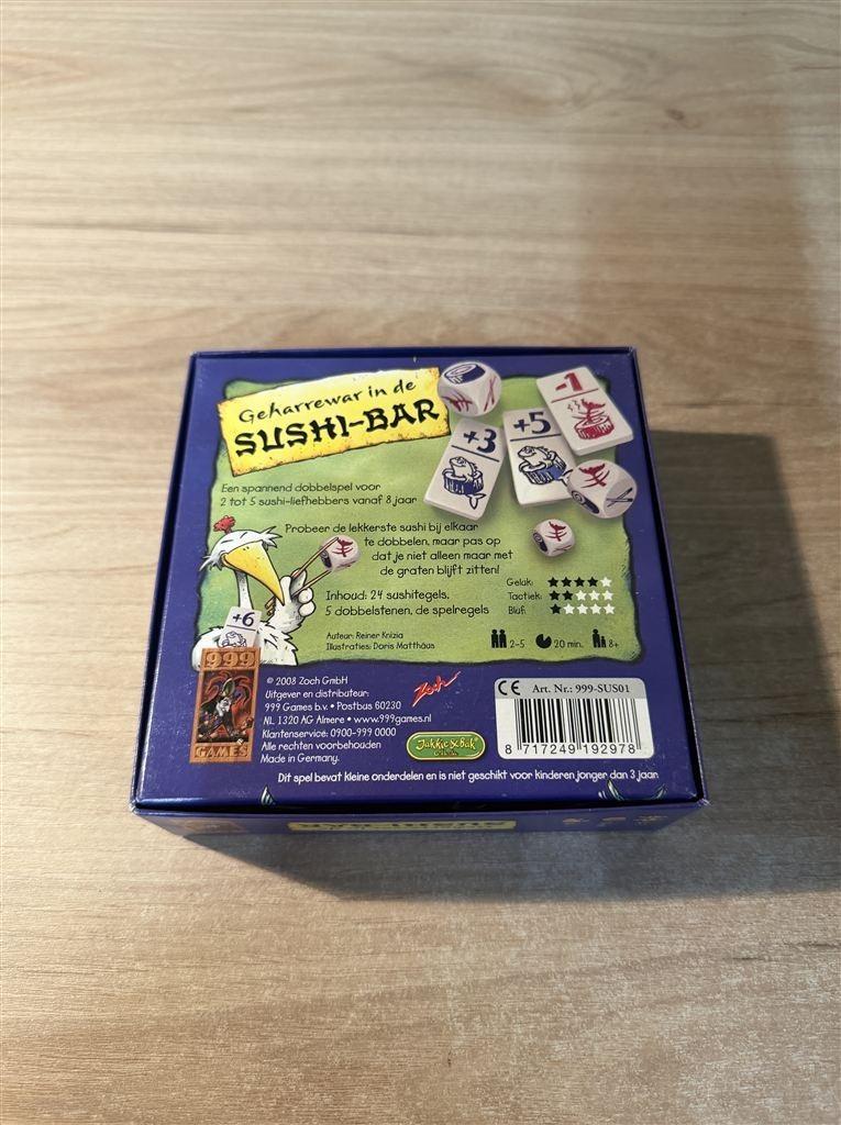 geharrewar in de Sushi-bar - 999 games - s6585, Verzenden, Zo goed als nieuw