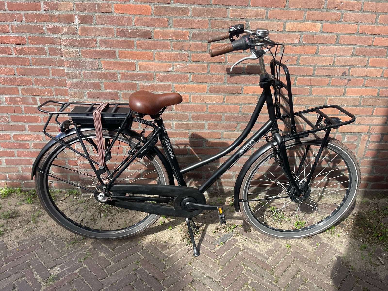 Amigo E-Strong elektrische transportfiets, Gebruikt, 51 tot 55 cm, 30 tot 50 km per accu, Ophalen