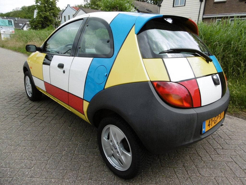 Ford Ka 1.3 d'Eco MONDRIAAN UNIQUE ORIGINAL ART OBJECT, 1299 cc, Gebruikt, 4 cilinders, Ka