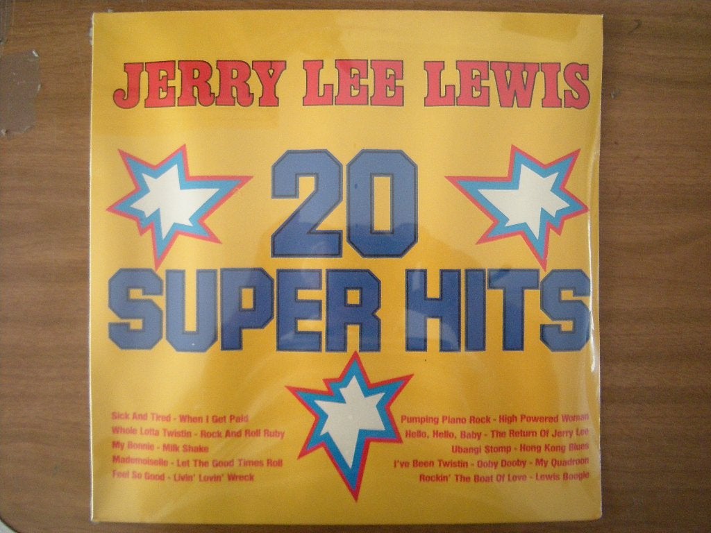 Jerry Lee Lewis (20 Super Hits), LP, Geseald, Ophalen of Verzenden, 12 inch