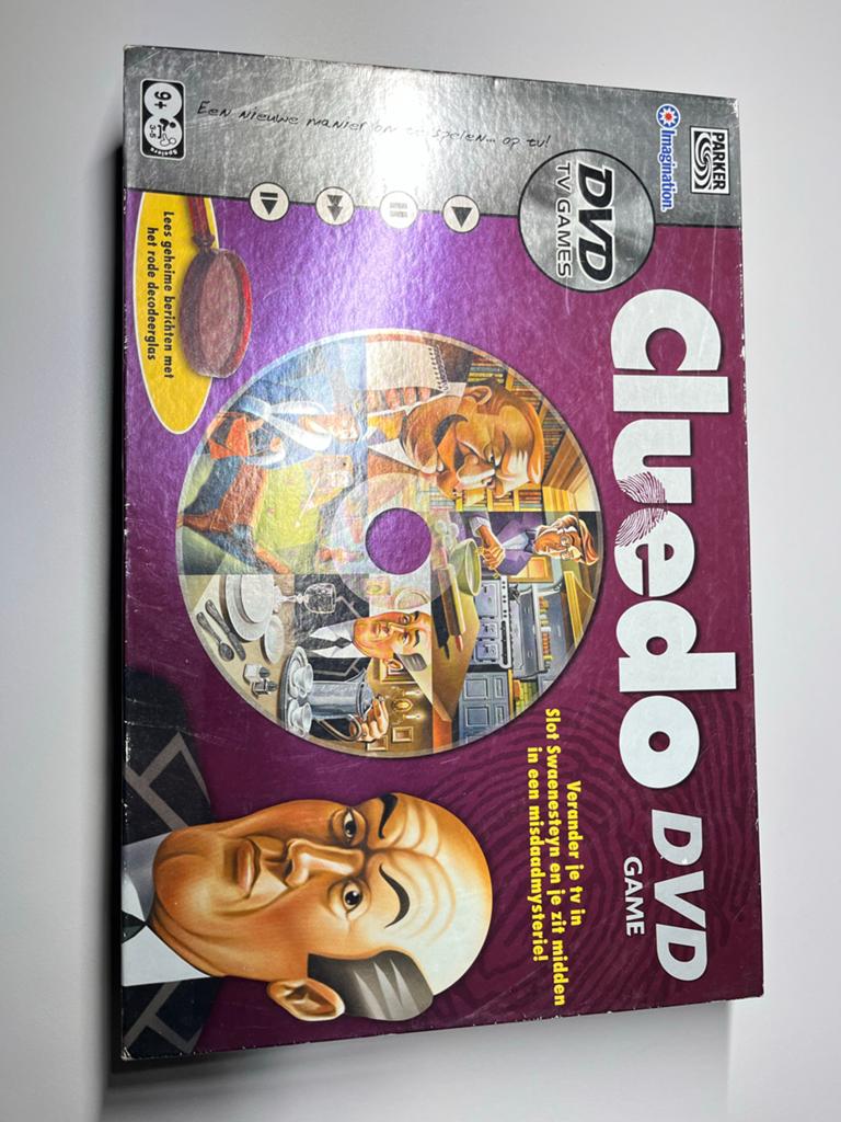 Cluedo DVD Game - Bordspel in nieuwstaat, compleet, Ophalen of Verzenden, Zo goed als nieuw