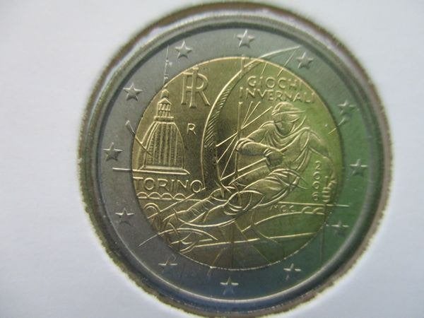 (vaw4030) 2007 Italie 2 euro Winterspelen Turijn (UNC), Postzegels en Munten, Ophalen of Verzenden, Italië, 2 euro, Losse munt