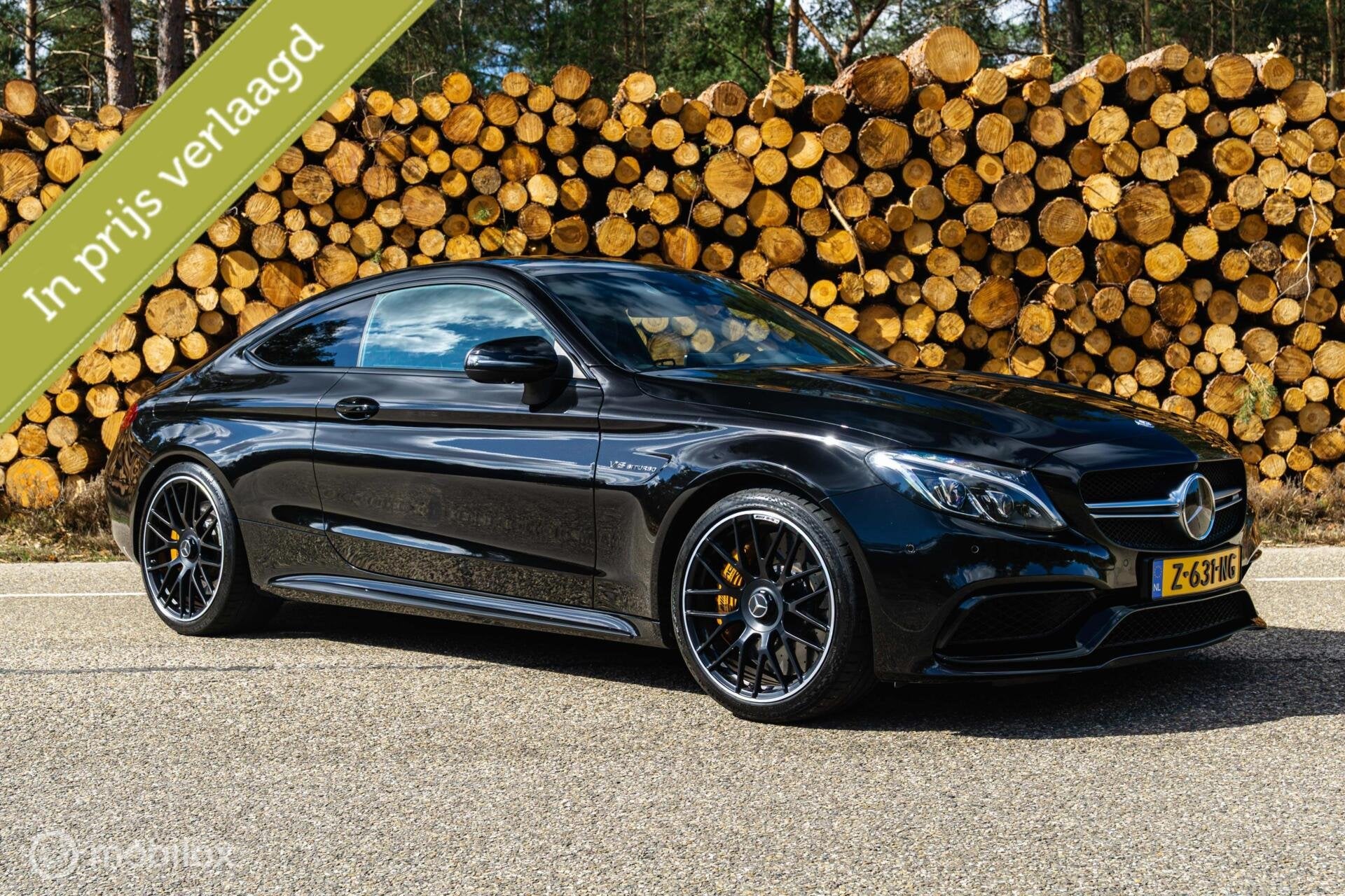 Mercedes Benz C63S amg Coupé PANO ACC PERF. UITLAAT, Dealer onderhouden, Achterwielaandrijving, 4 stoelen, Zwart
