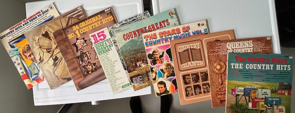 Verzameling van 9 COUNTRY (dubbel)albums (12 LPs), Ophalen of Verzenden, Zo goed als nieuw, 12 inch