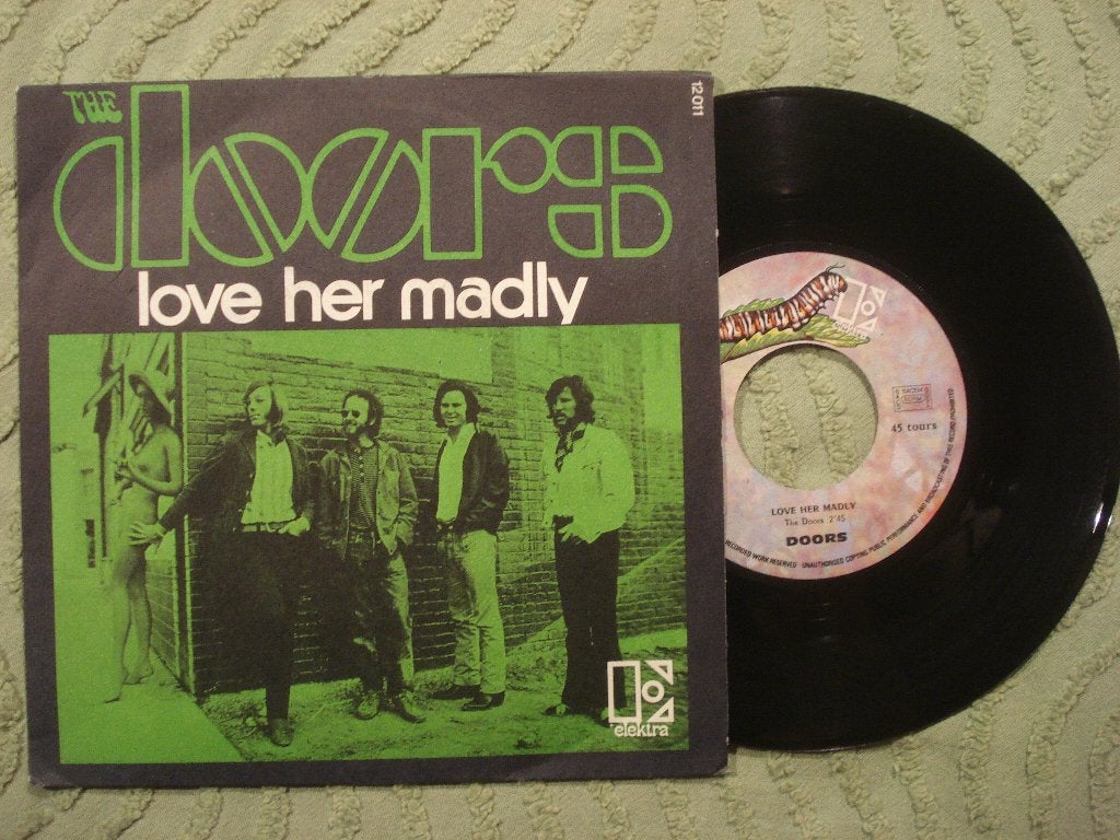 The Doors 7" Vinyl Single: ‘Love her madly’ (Frankrijk), Ophalen of Verzenden, Zo goed als nieuw, 7 inch, Rock en Metal