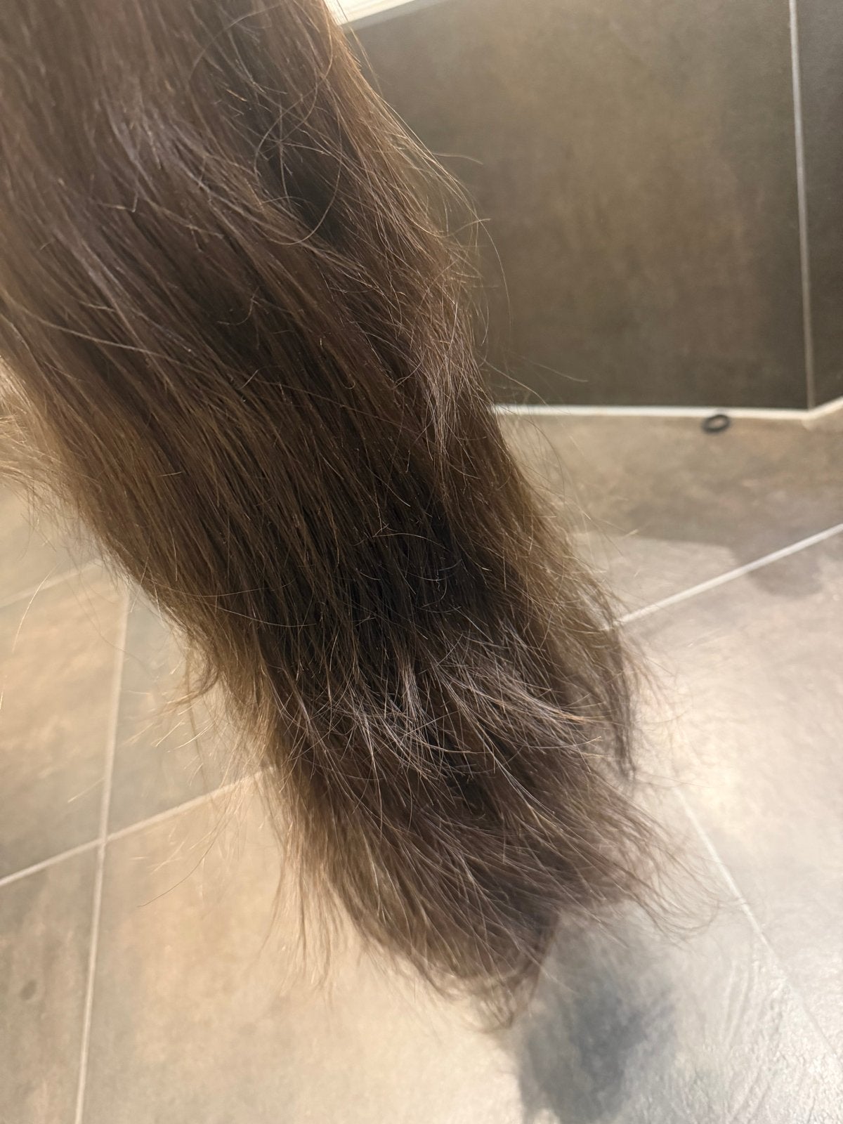 Bruin haarstuk echt haar, Sieraden, Tassen en Uiterlijk, Ophalen of Verzenden, Zo goed als nieuw, Pruik of Haarverlenging