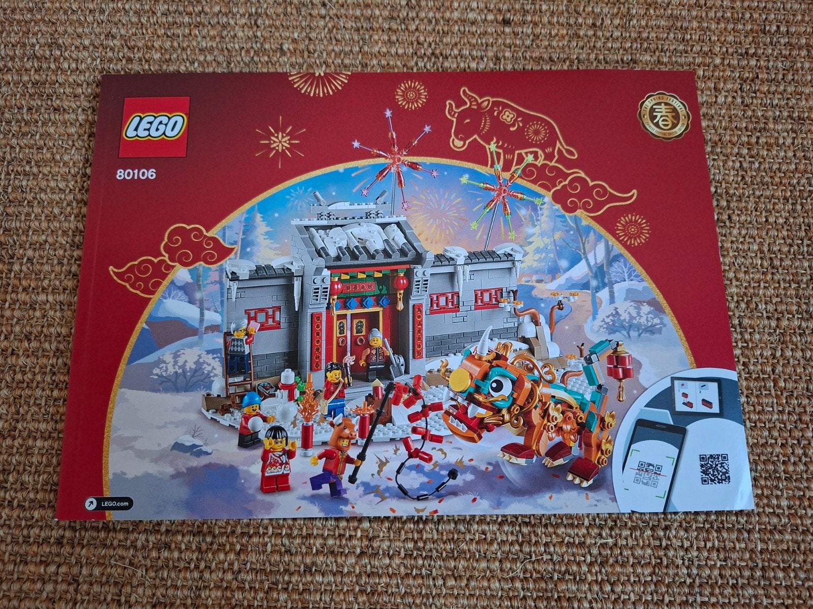 LEGO 80106 Story of Nian - Chinese Nieuwjaar Set, Kinderen en Baby's, Speelgoed | Duplo en Lego, Ophalen of Verzenden, Gebruikt