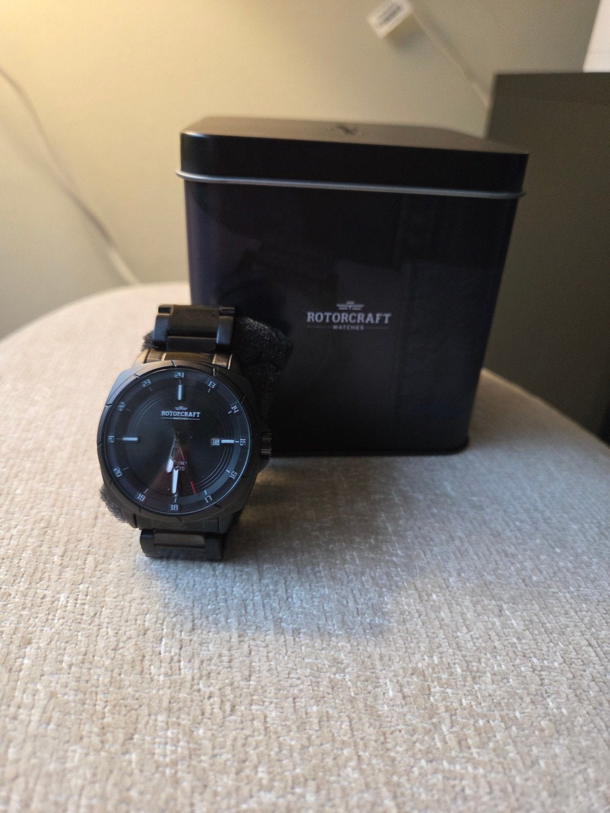 Rotorcraft RC2303 The Black Edition Herenhorloge, Overige merken, Staal, Staal, Polshorloge