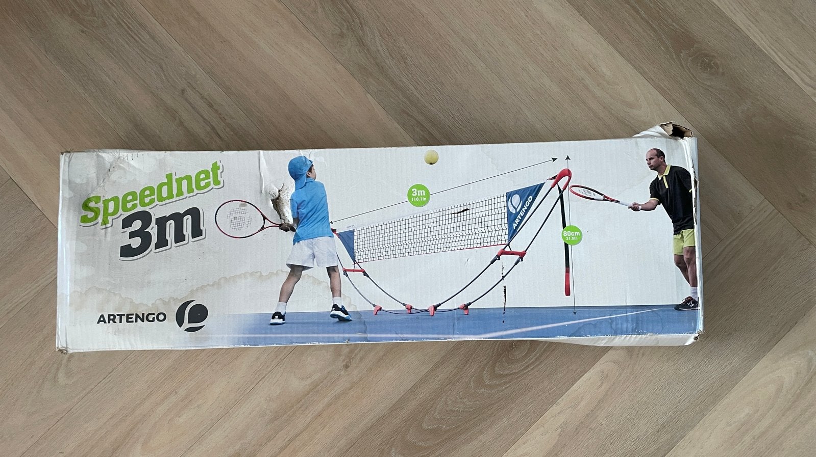 Artengo Speednet 3m Tennis/Badminton Net, L00, Overige typen, Nieuw, Ophalen