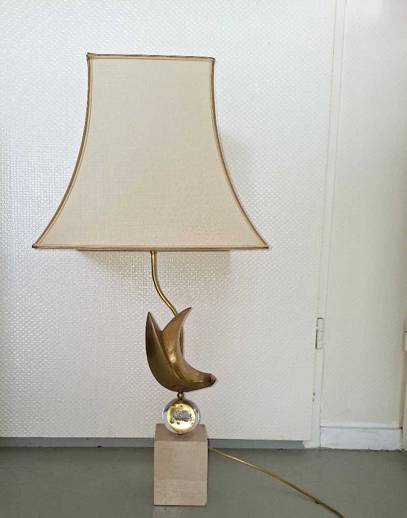 Philippe Jean Very Rare Table Lamp Vintage High Sigment, Met schakelaar, Gebruikt, Vintage, Ophalen of Verzenden
