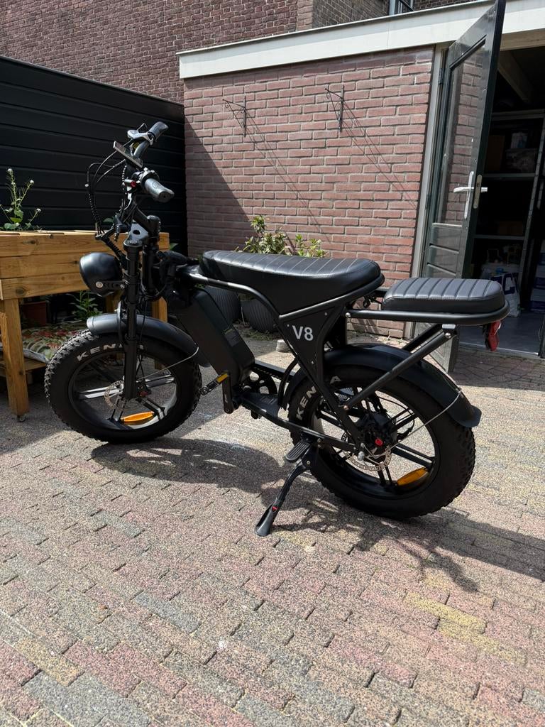 Ouxi V8.3 Fatbike met achterzitje – recent onderhoud, Ophalen, Gebruikt