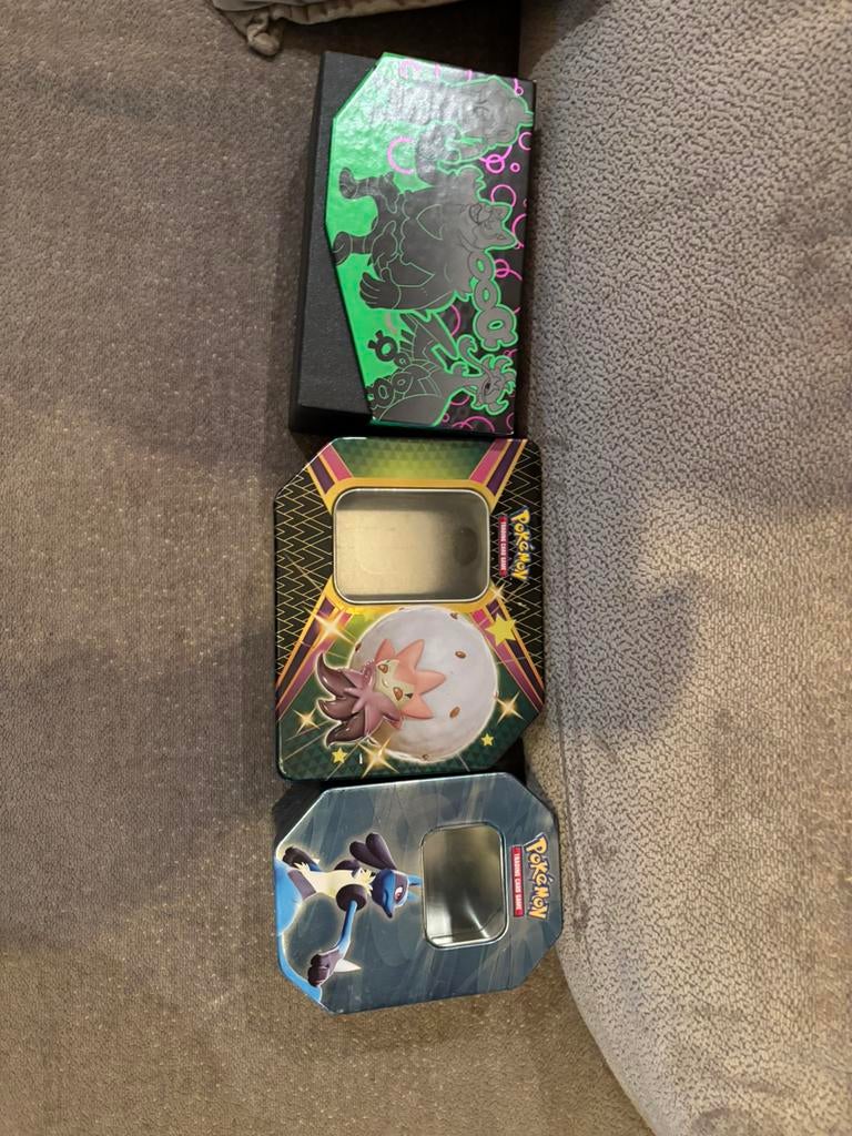 3 lege pokemon boxen, Ophalen, Zo goed als nieuw
