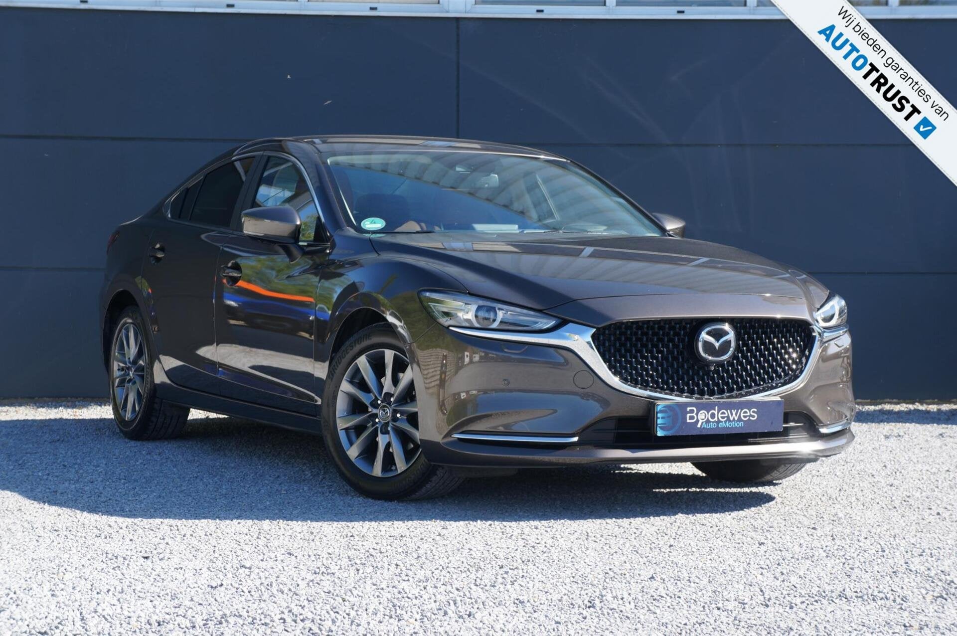 Mazda 6 2.0 SkyActiv-G 165 Aut. Business Leder 360 Cam Bose, Gebruikt, 4 cilinders, Bruin, 165 pk