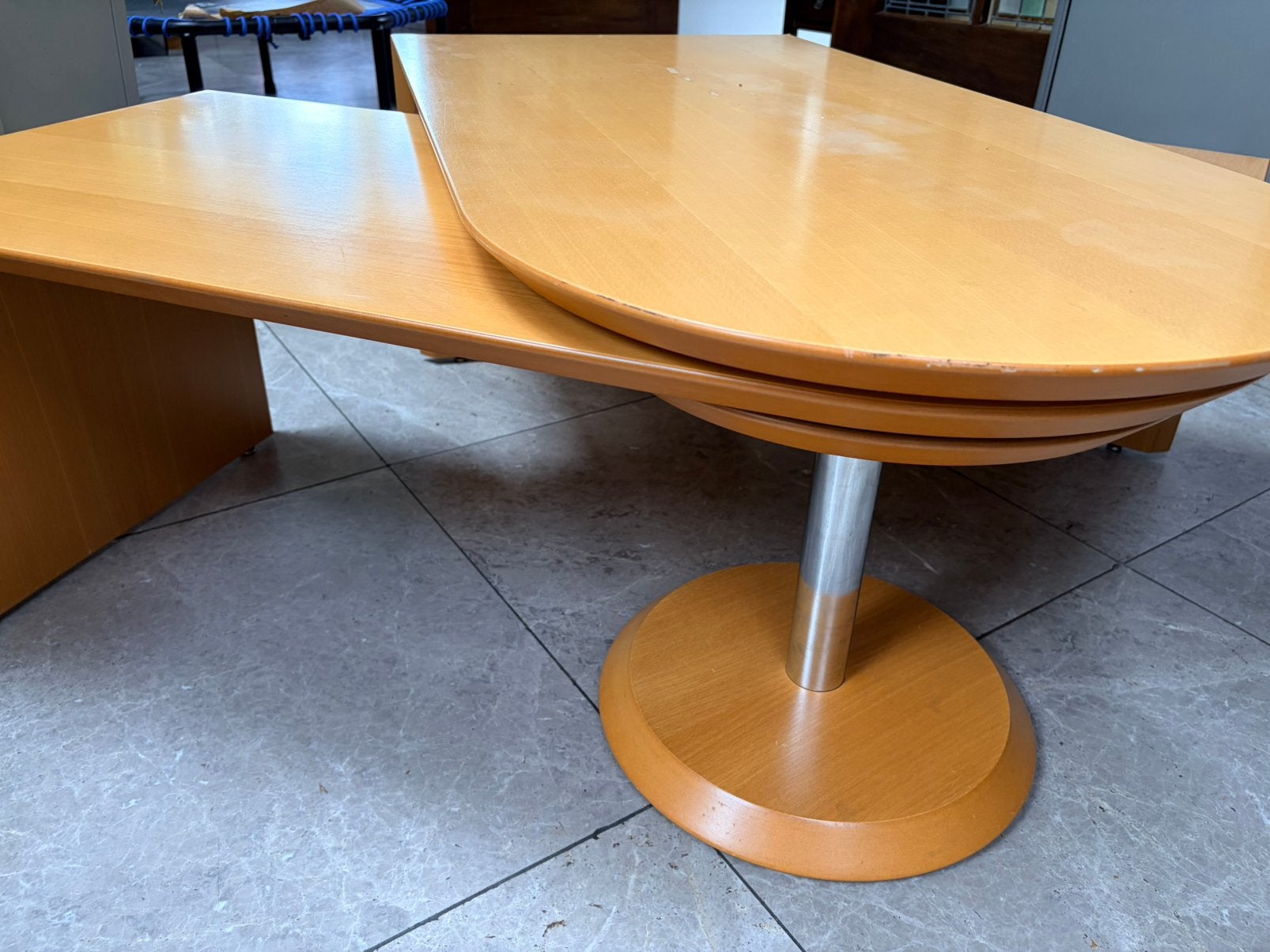 Leolux salontafel, bezorging in overleg.7, Ophalen, Zo goed als nieuw, Overige houtsoorten, 100 tot 150 cm