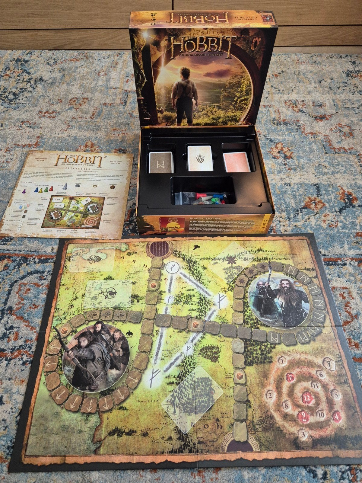 The Hobbit: An Unexpected Journey Bordspel (Nederlands), Hobby en Vrije tijd, Drie of vier spelers, Ophalen of Verzenden, Zo goed als nieuw