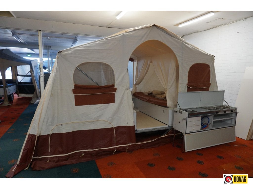 Jamet Louisiana kuipgrondzeil,luifel,etc, Caravans en Kamperen, Vouwwagens, Tot en met 6, Jamet