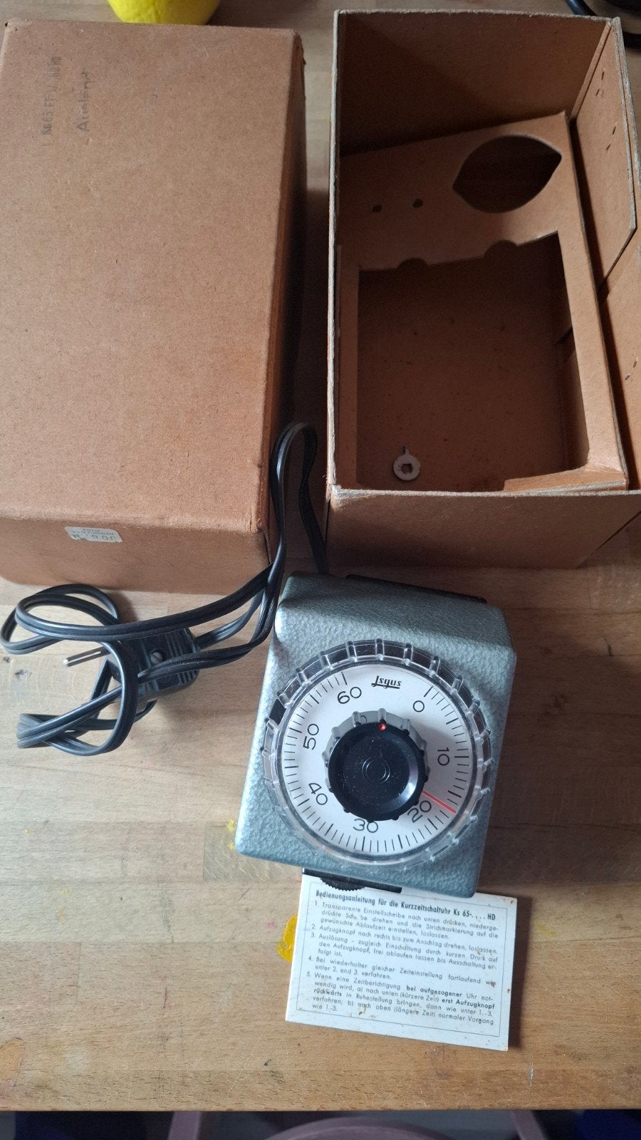 Jsgus donkere kamer timer met doos korttijdtimer, Audio, Tv en Foto, Ophalen of Verzenden, Gebruikt, Overige merken, Timer