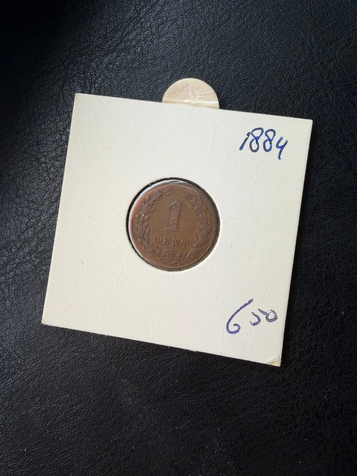 1 cent Nederland 1884 – Willem III, Postzegels en Munten, Munten | Nederland, Ophalen of Verzenden, Koning Willem III, Overige waardes