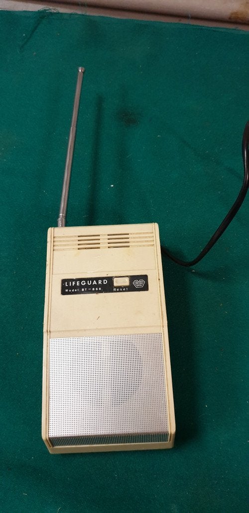 Life guard radio control emergency alarm vintage, Ophalen of Verzenden