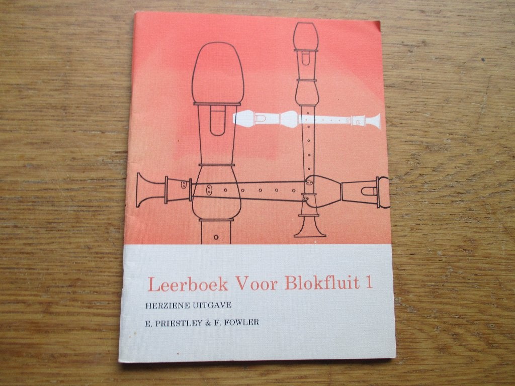 Leerboek voor blokfluit 1, Muziek en Instrumenten, Bladmuziek, Les of Cursus, Ophalen of Verzenden, Zo goed als nieuw, Blokfluit