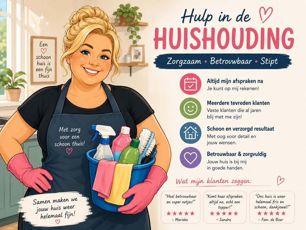 Ervaren schoonmaakster, Diensten en Vakmensen, Schoonmakers en Glazenwassers, Schoonmaken bedrijfsruimte