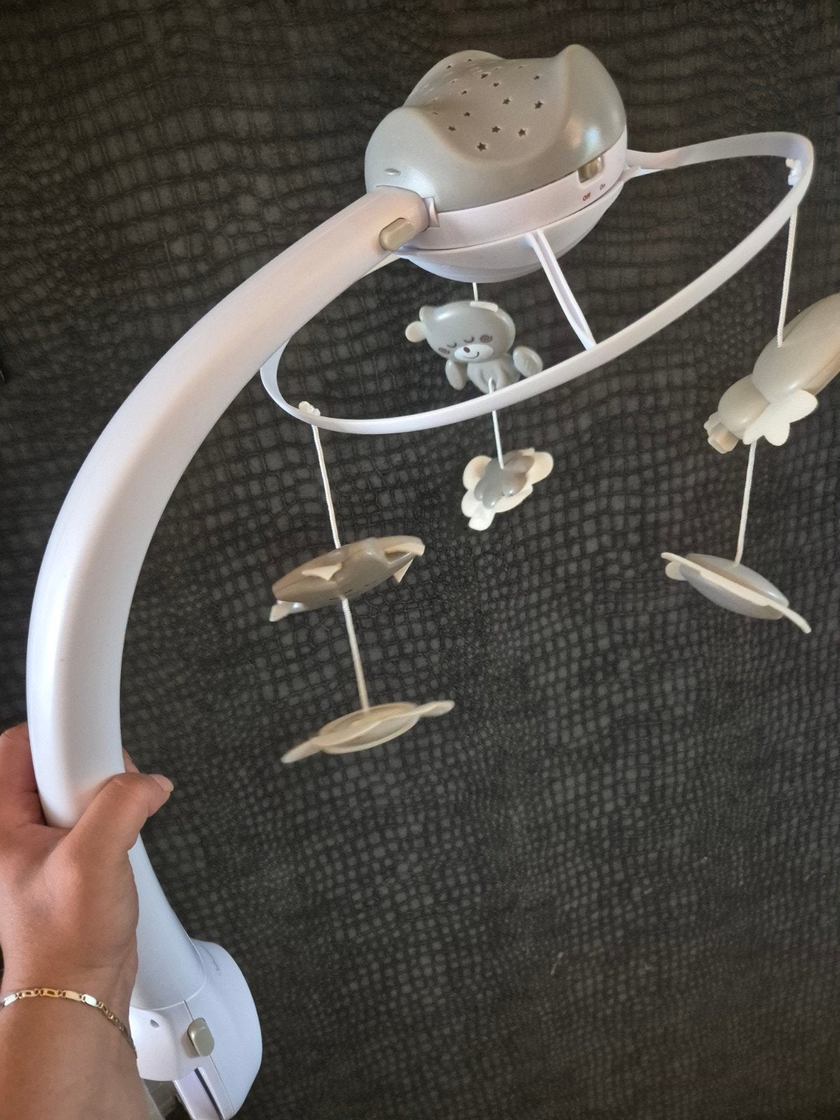 Muzikale Baby Mobiel met Projector en Geluid, Ophalen of Verzenden, Zo goed als nieuw, Mobiel