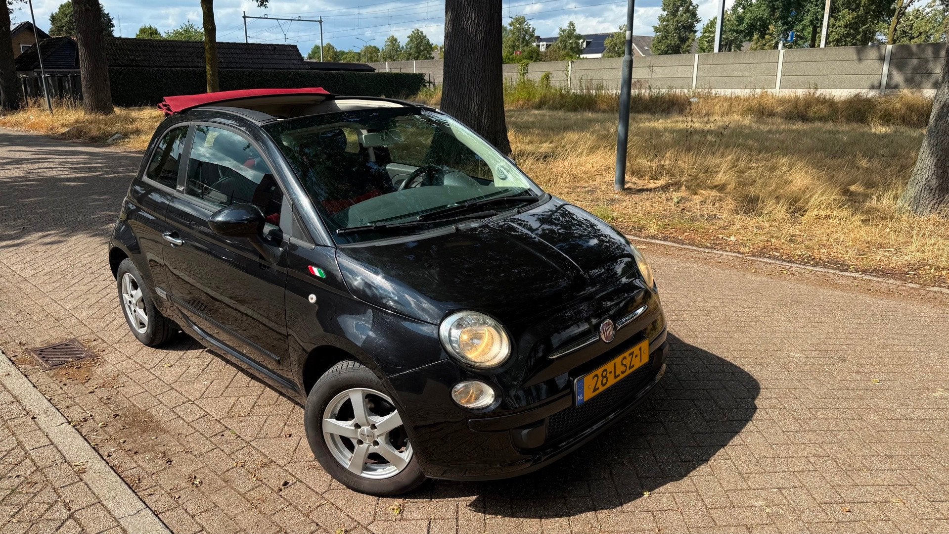 Fiat 500 C 1.2 Pop 2012 AUTOMAAT NAP CABRIOLET, Euro 5, Gebruikt, 4 cilinders, Cabriolet