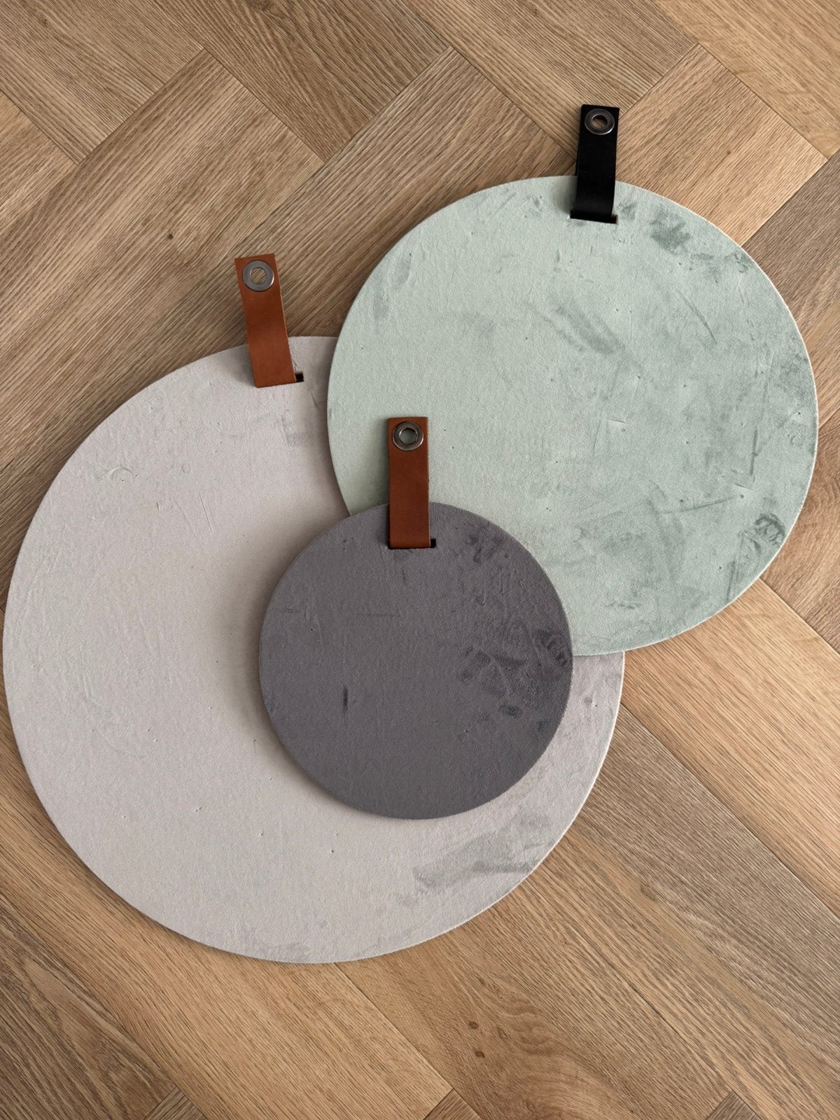 Set van 3 velvet prikborden memoborden, Ophalen of Verzenden, Zo goed als nieuw, Prikbord