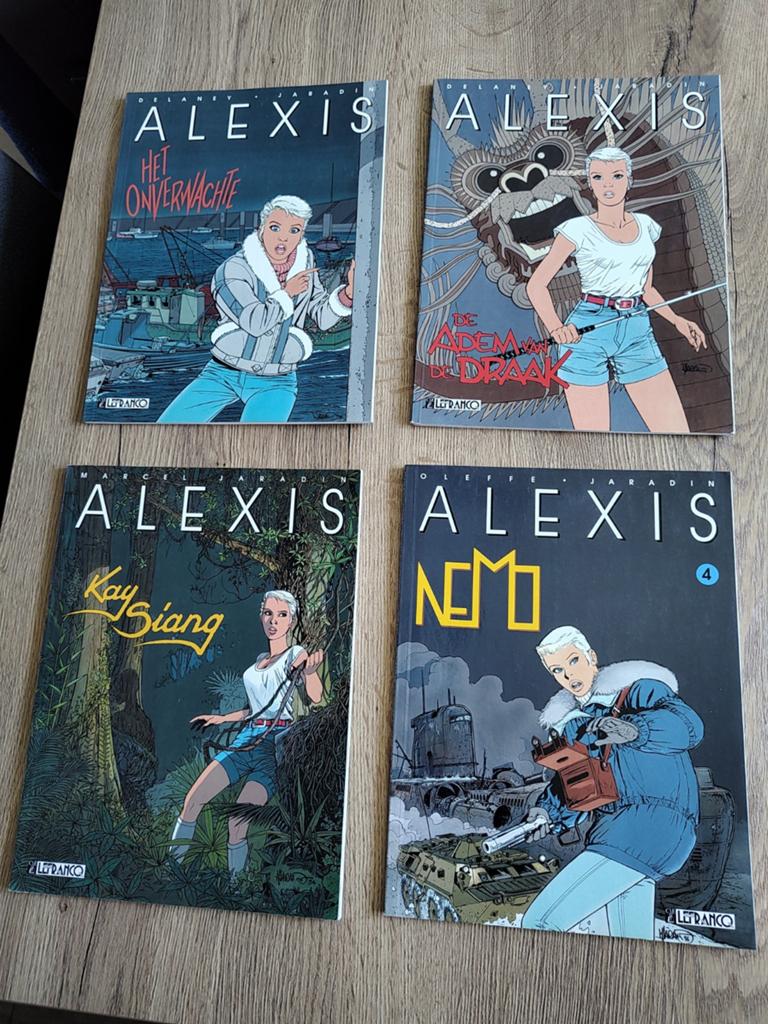 Alexis stripboeken - 4 delen, Boeken, Stripboeken, Meerdere stripboeken, Ophalen of Verzenden, Gelezen, Delaney, Jaradin, Marcel, Oleffe