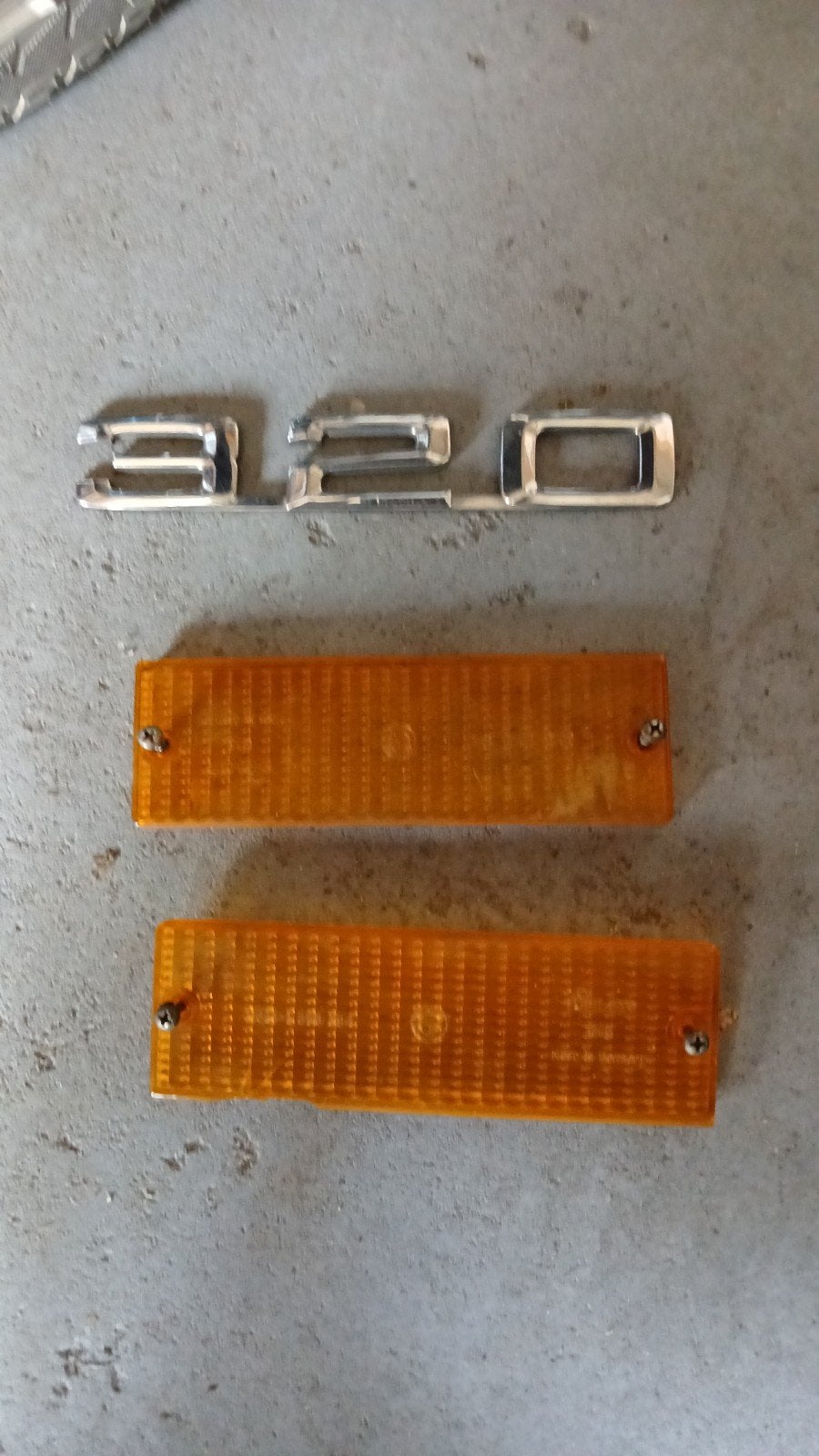 BMW E30 320 Type Aanduiding + Knipperlichten, Ophalen, Gebruikt, Achterklep, Achter