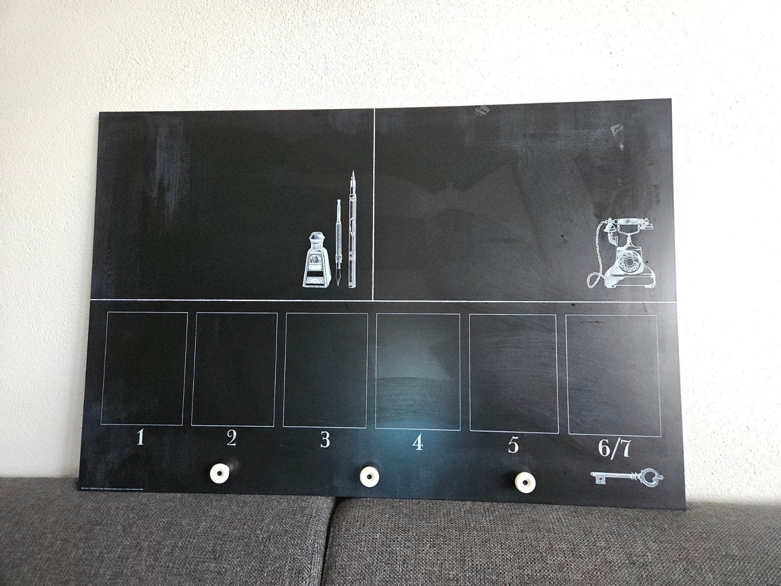 Krijtbord 60x90cm, Ophalen