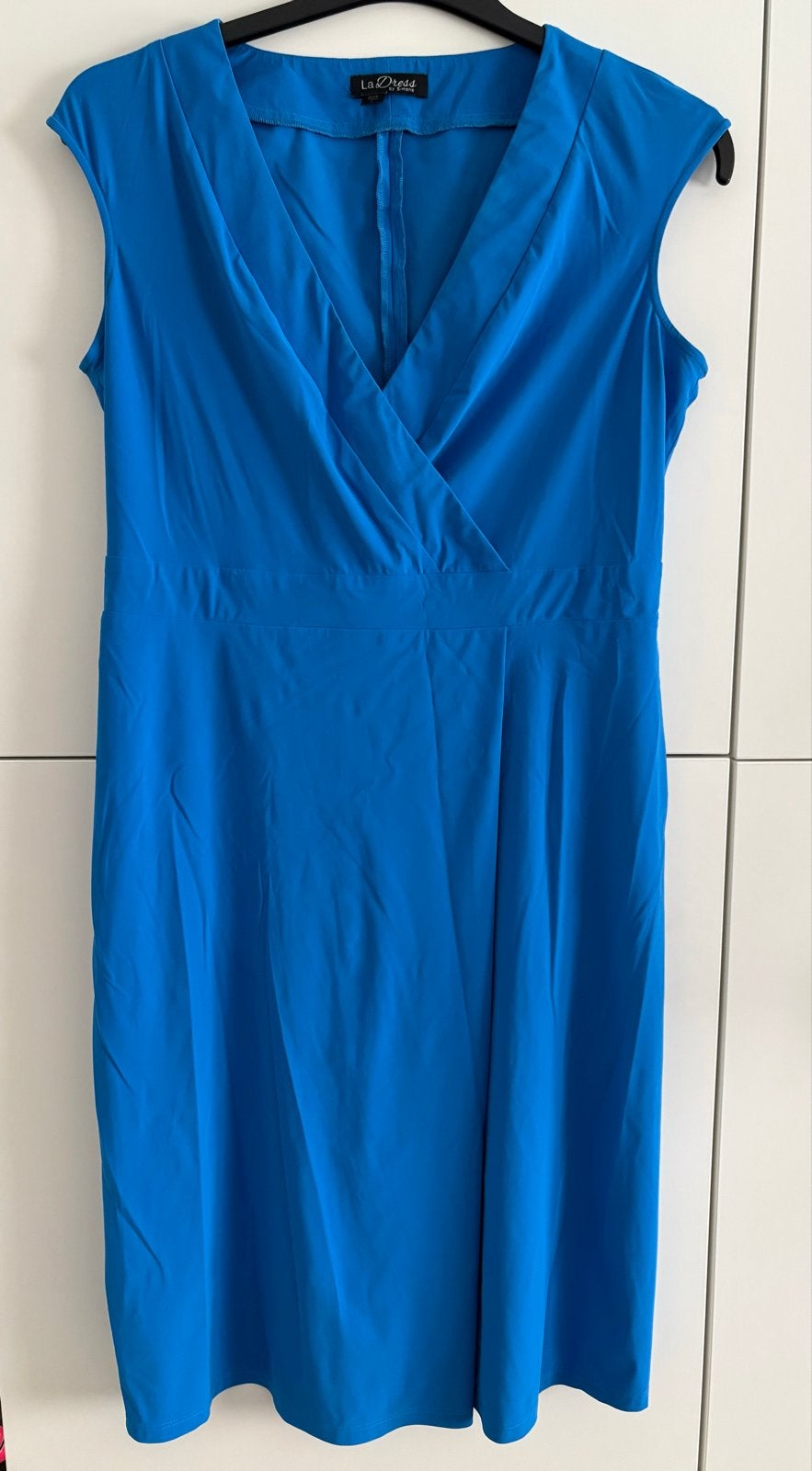 La Dress mooie blauwe jurk maat L, Blauw, Maat 42/44 (L), Ophalen of Verzenden, Zo goed als nieuw
