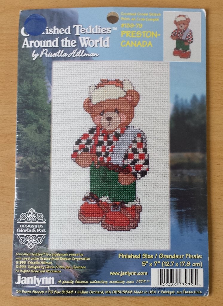 Cherished Teddies Around the World Pakket - Preston Canada, Janlynn, Nieuw, Ophalen of Verzenden, Handborduren