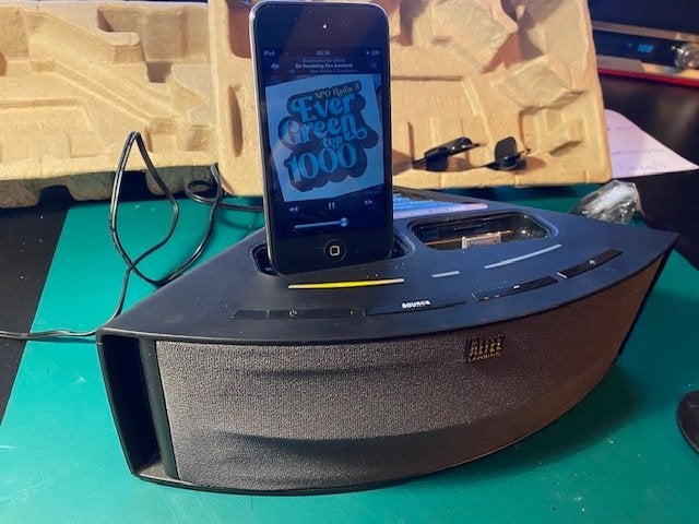 Altec Lansing Octiv 202 Duo Speaker voor iPod & iPhone, Ophalen of Verzenden, Zo goed als nieuw, Speaker, Classic of Photo