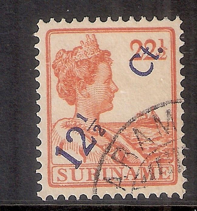Suriname Nr 115  gebruikt., Ophalen of Verzenden, Gestempeld